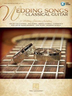 cover image of Wedding Songs for Classical Guitar